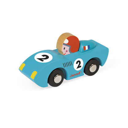 Coche de Carreras Story Racing Azul - Janod