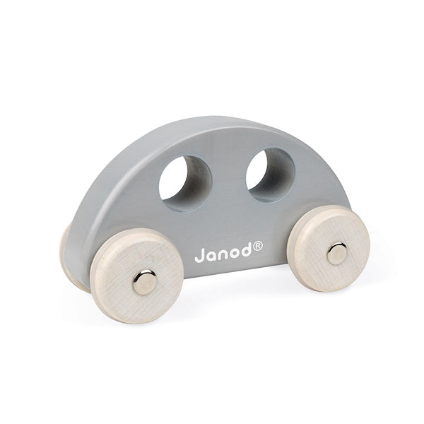 Coche de Madera Beetle Gris - Janod