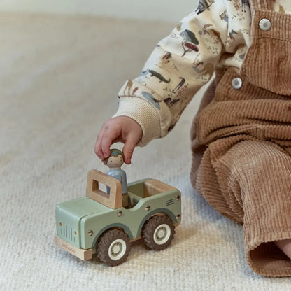 Coche de Madera Safari Friends - Little Dutch