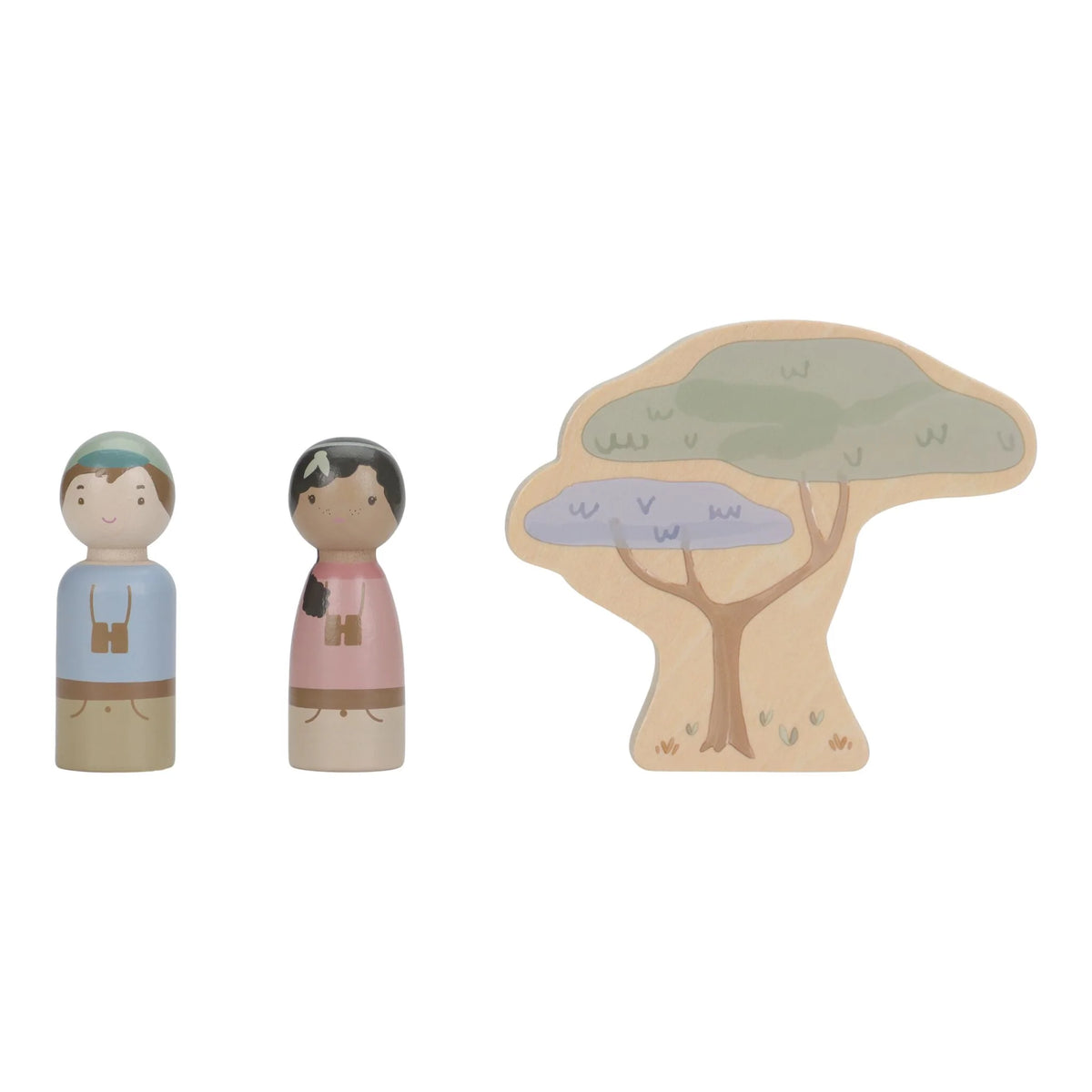 Coche Safari Friends con Animales - Little Dutch