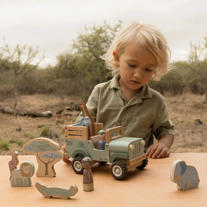 Coche Safari Friends con Animales - Little Dutch
