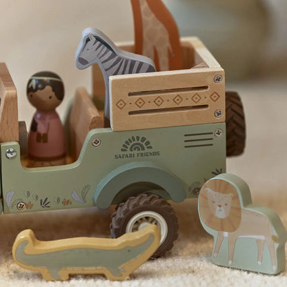 Coche Safari Friends con Animales - Little Dutch