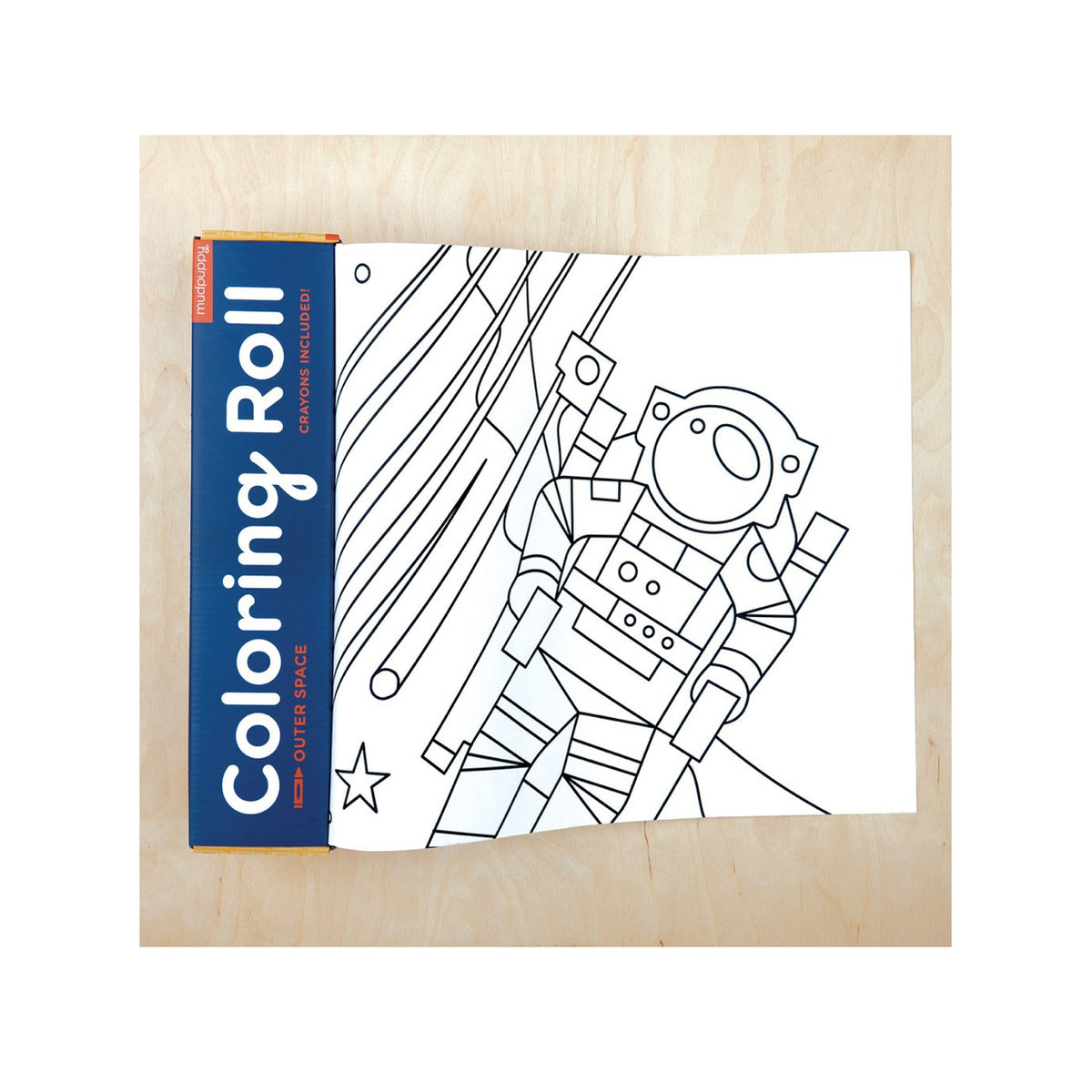 Coloring Roll El Espacio - Mudpuppy