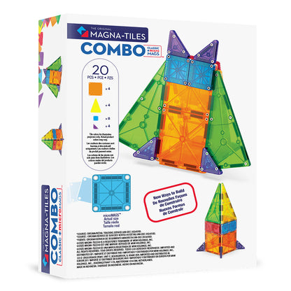 Combo + Micro Mags 20 piezas - Magna Tiles