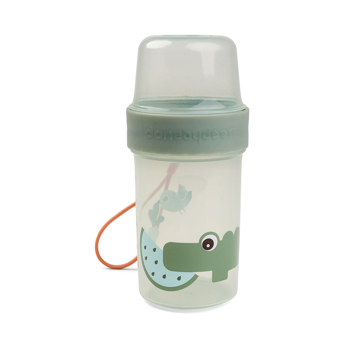 Contenedor Alimentos Doble Croco - Done By Deer