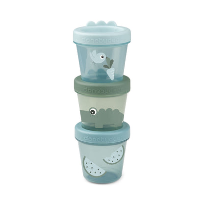 Contenedor Porta Alimentos 3-pack Croco - Done By Deer