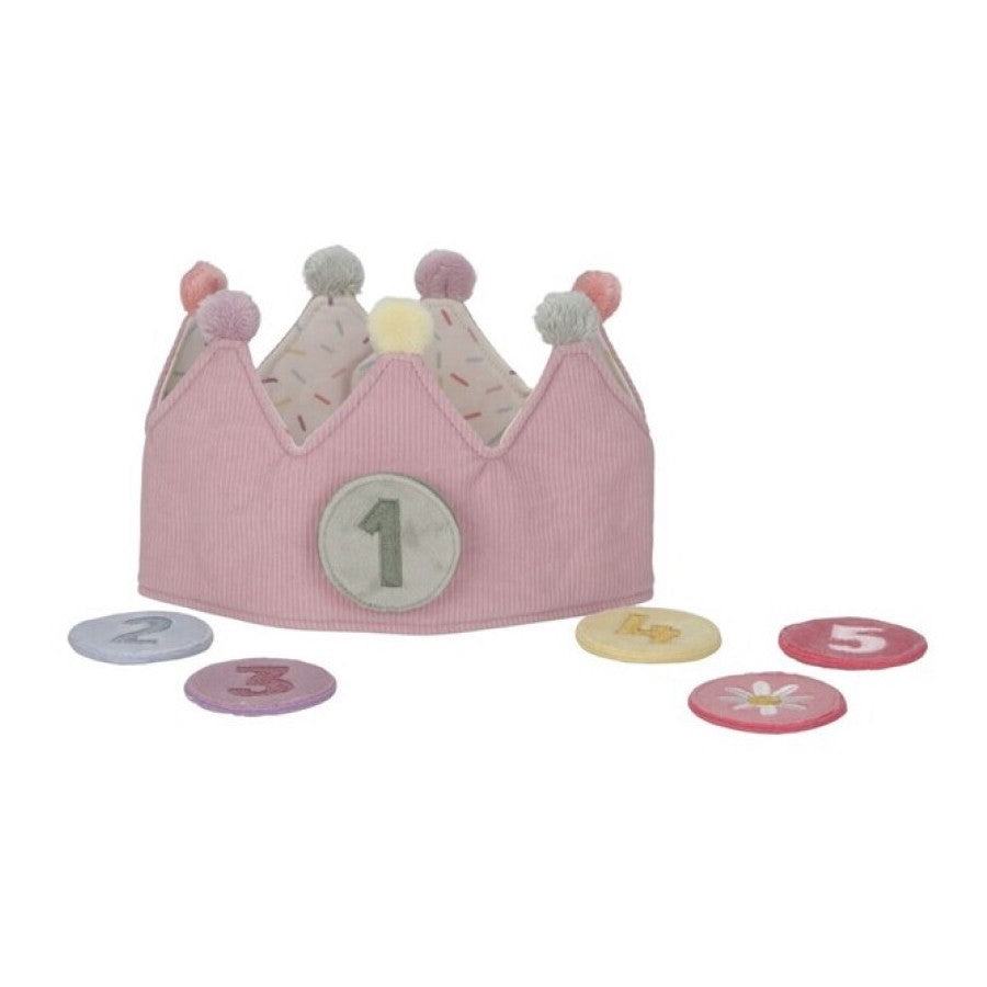 Corona de Cumpleaños Rosa para niños de Little Dutch