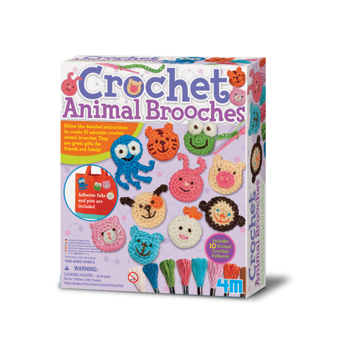 Crea Broches de Crochet - 4M