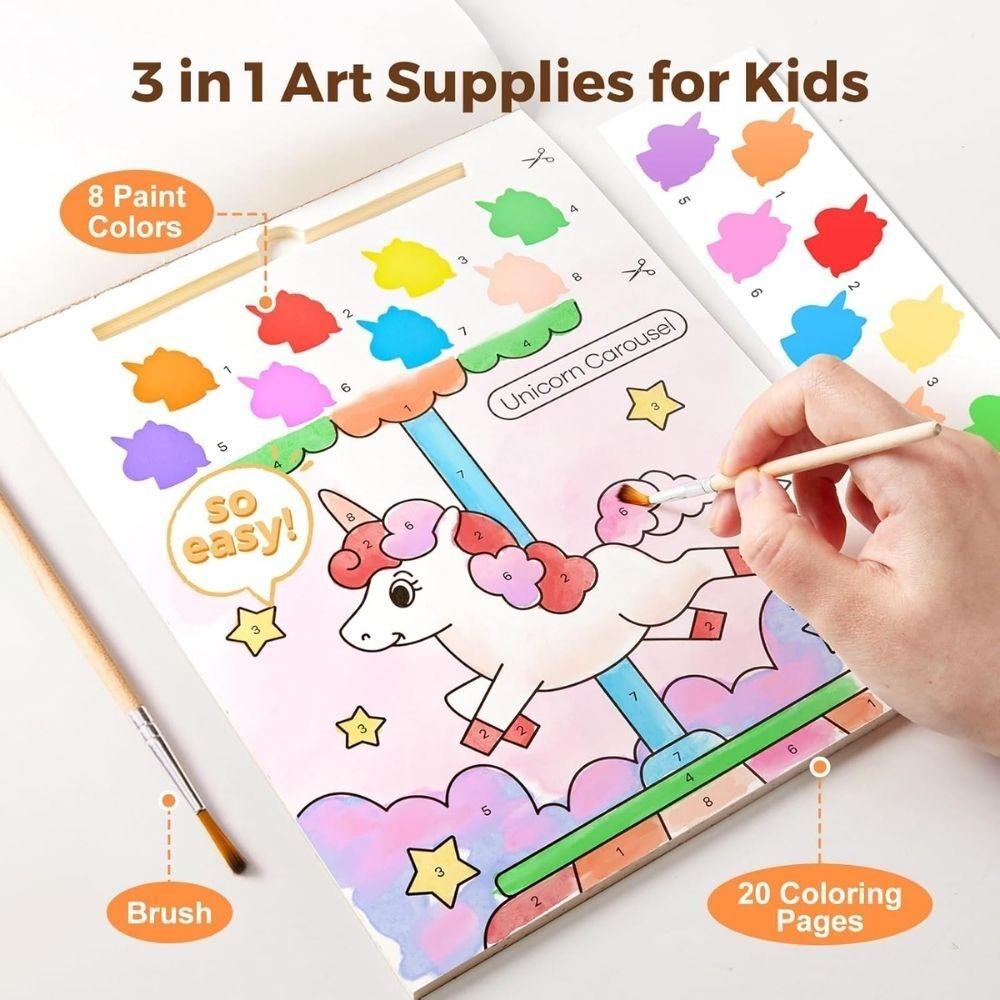 Cuaderno Pintura Acuarela Unicornio - Jarmelo