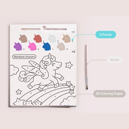 Cuaderno Pintura Acuarela Unicornio - Jarmelo
