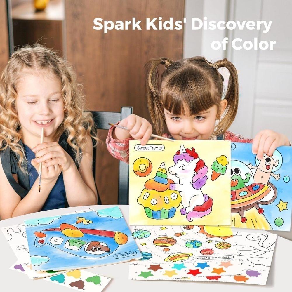 Cuaderno Pintura Acuarela Unicornio - Jarmelo