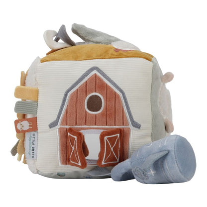 Cubo Blandito de Actividades Little Farm - Little Dutch