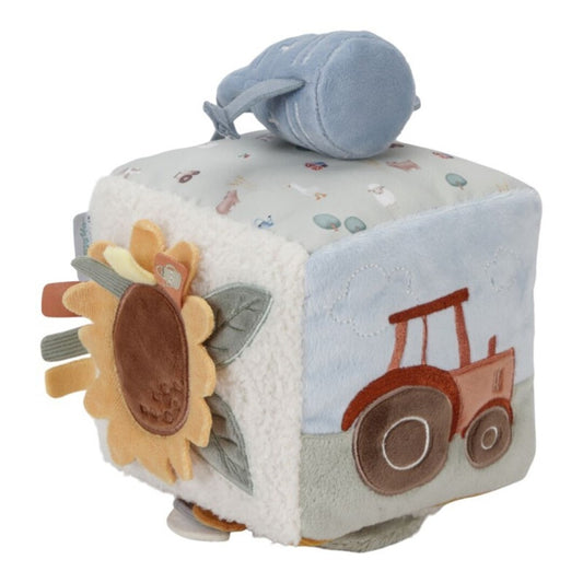Cubo Blandito de Actividades Little Farm de Little Dutch