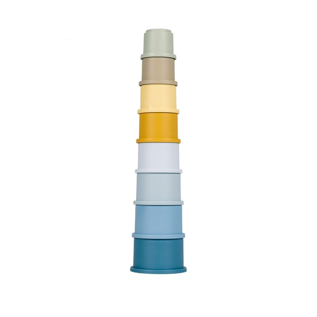 Cubos Apilables Azules de Little Dutch