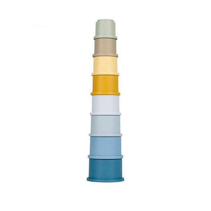 Cubos Apilables Azules de Little Dutch