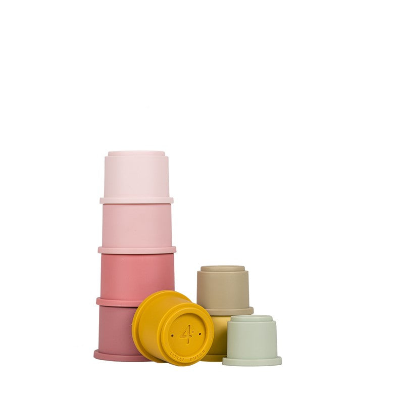 Cubos Apilables Rosa - Little Dutch