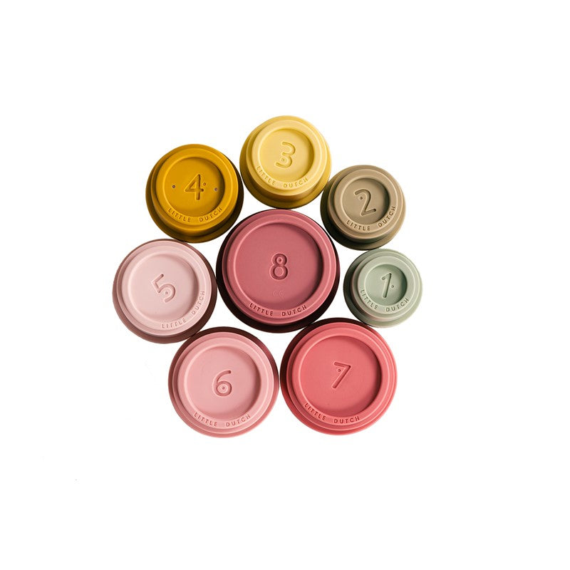 Cubos Apilables Rosa - Little Dutch