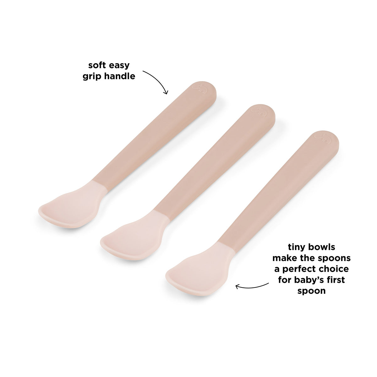 Cucharas para Bebé Foodie Rosa - Done By Deer
