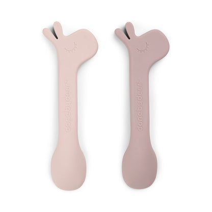 Cucharas de Silicona Lalee Rosa - Done By Deer
