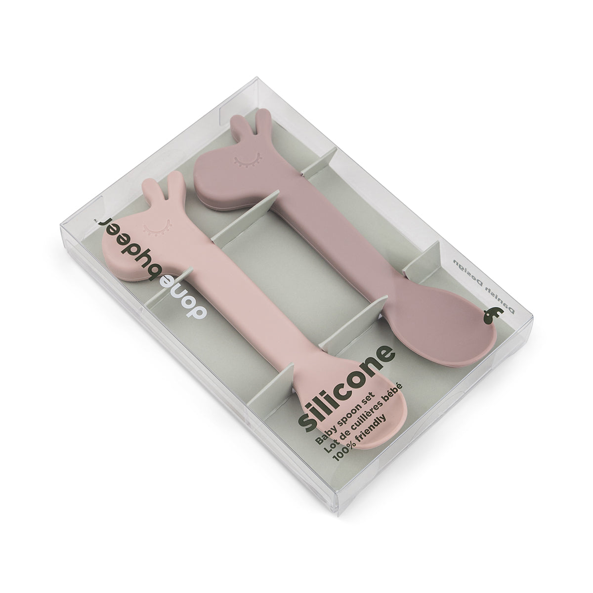 Cucharas de Silicona Lalee Rosa - Done By Deer
