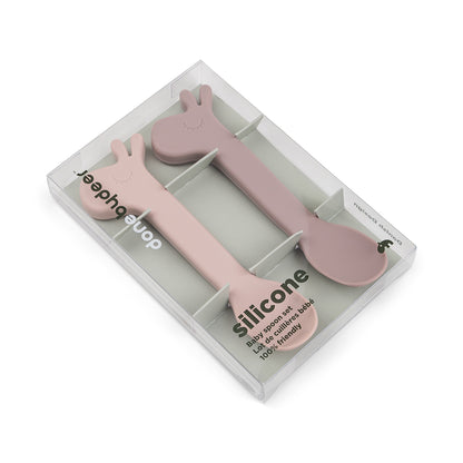 Cucharas de Silicona Lalee Rosa - Done By Deer
