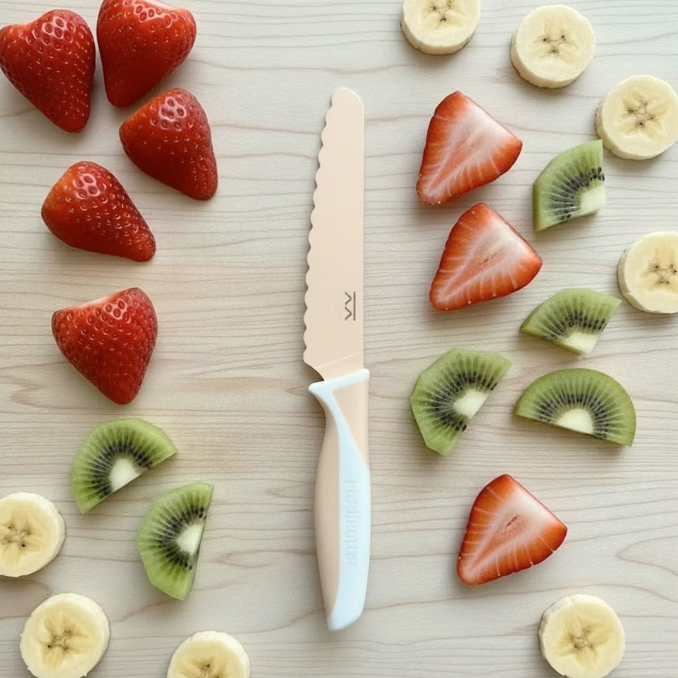 Cuchillo Infantil Autonomía Iced Apricot - KiddiKutter