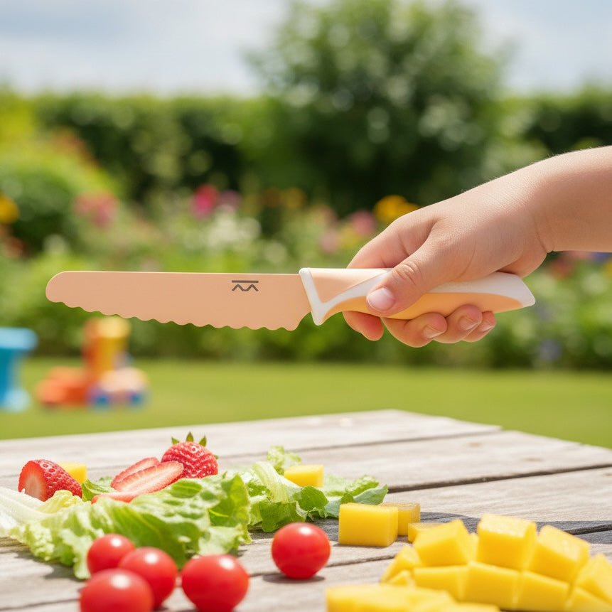 Cuchillo Infantil Autonomía Lemon Cream - KiddiKutter