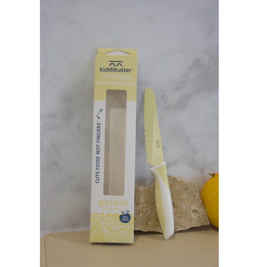 Cuchillo Infantil Autonomía Lemon Cream - KiddiKutter