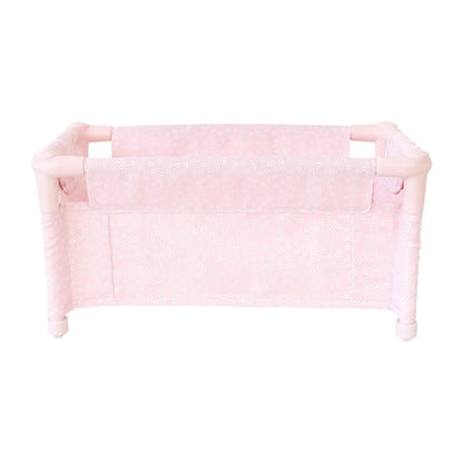 Pink Gingham Doll Stroller - Monnëka