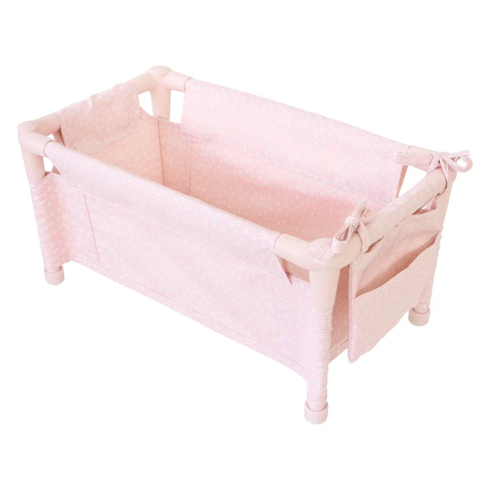 Pink Gingham Doll Stroller - Monnëka