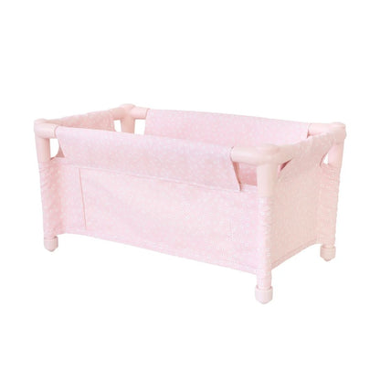 Pink Gingham Doll Stroller - Monnëka