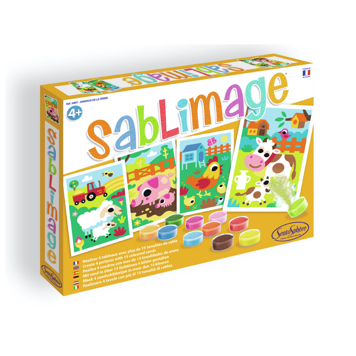 Decora con Arena Sablimage Animales Granja - Sentosphere