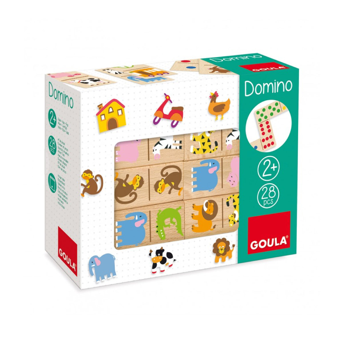 Dominó Madera Zoo - Goula