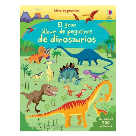 El Gran Álbum de Pegatinas de Dinosaurios - Usborne