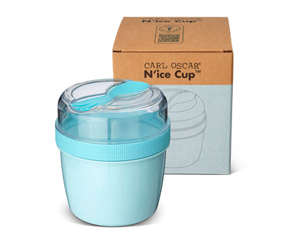Fiambrera Snack N'ice Cup con Disco Refrigerante Blue - Carl Oscar