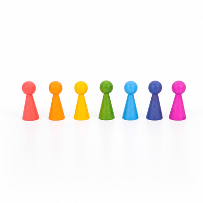 Figuras de Madera de Colores - Tickit