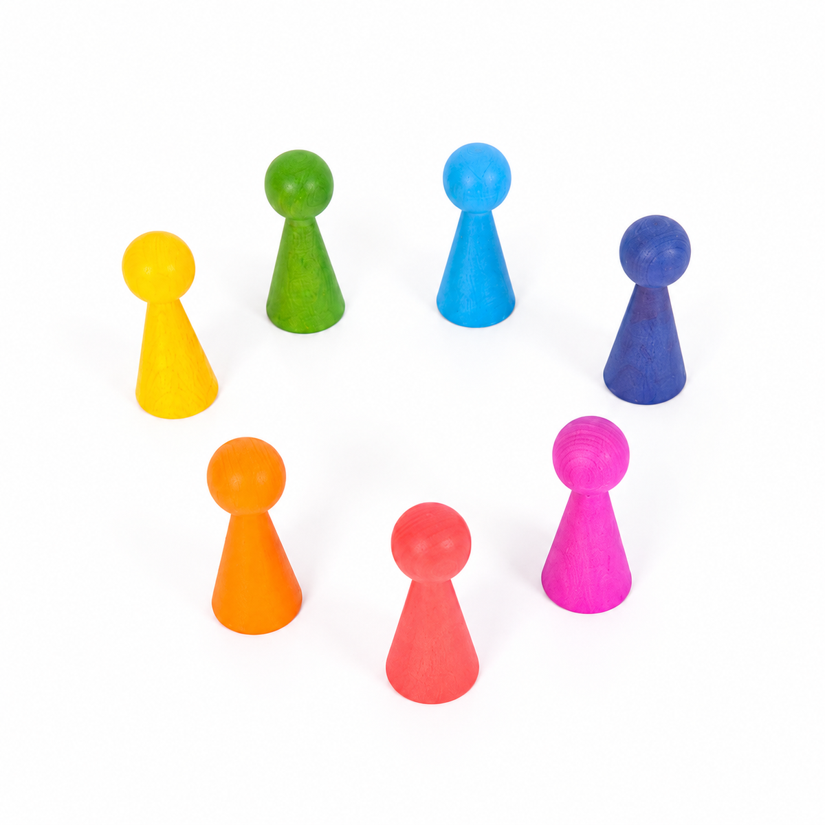 Figuras de Madera de Colores - Tickit