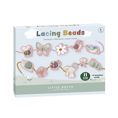 Figuras de Madera para Enlazar Flores y Mariposas - Little Dutch