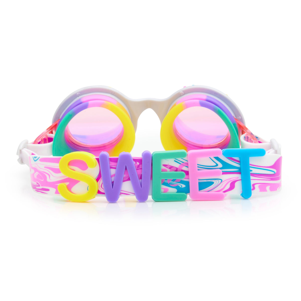 Gafas de Natación Rainbow Ribbons Bright Stripes - Bling2o