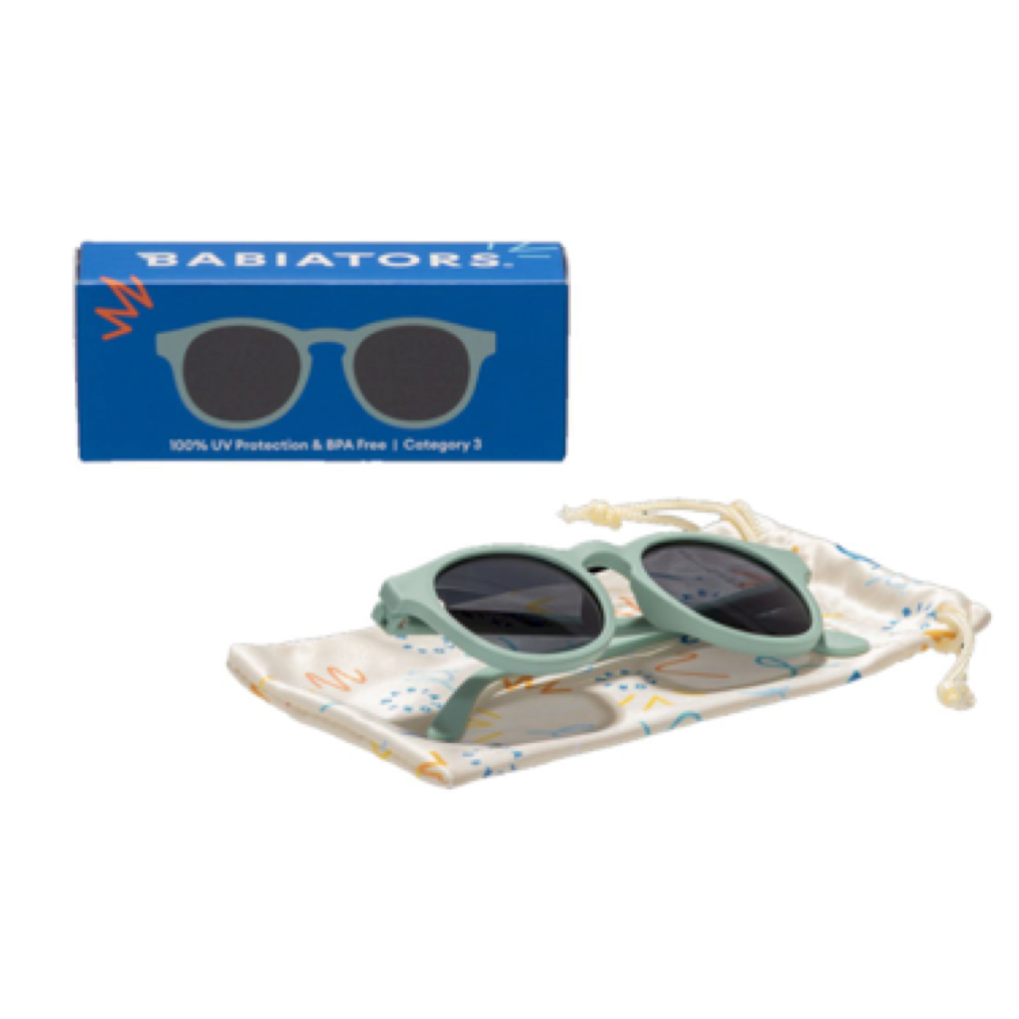 Gafas de Sol Flexibles Keyhole Menta +6 años - Babiators