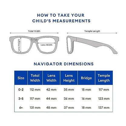 Gafas de Sol Flexibles Navigators Turquoise Tide +6 años - Babiators