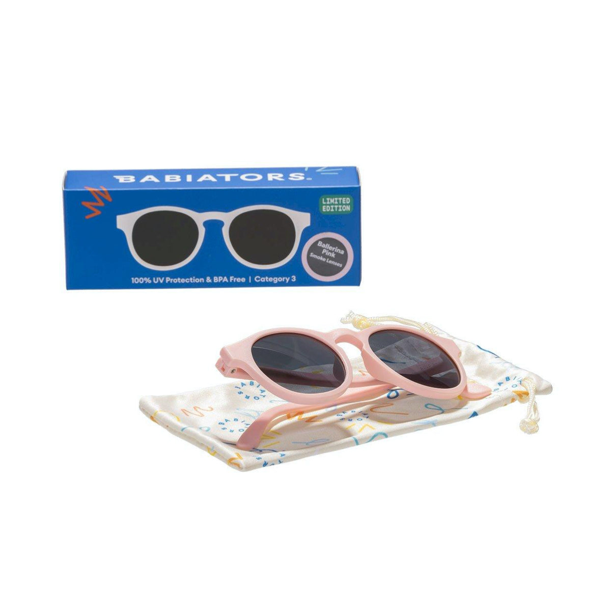 Gafas de Sol Flexibles Keyhole Rosa 0-2 años - Babiators