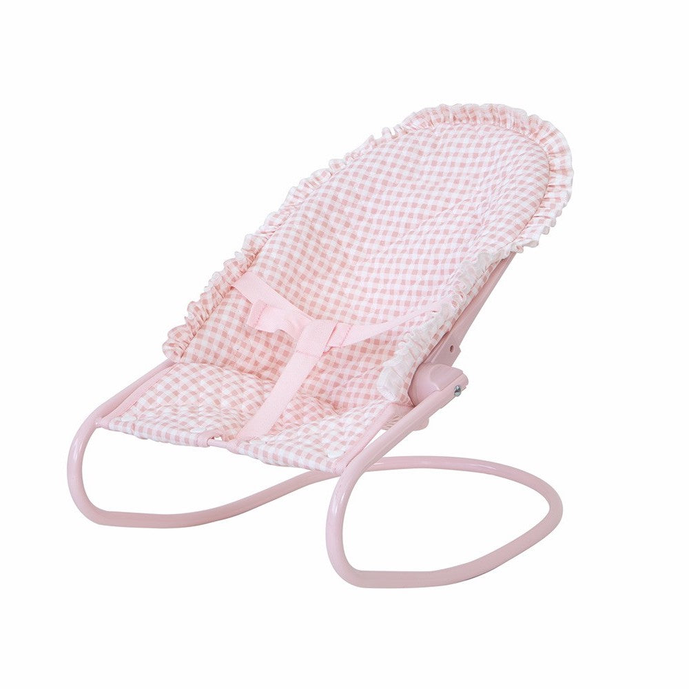 Hamaca de Muñecas Vichy Rosa - Monnëka