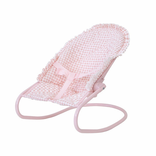 Hamaca de Muñecas Vichy Rosa - Monnëka