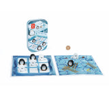 Juego 2 en 1: Tres en Raya-Serpientes y Escaleras - Hape