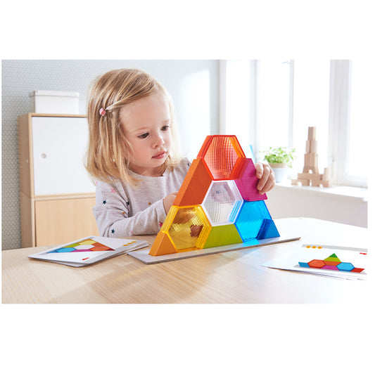 Juego de Apilar Cristales de Colores - Haba