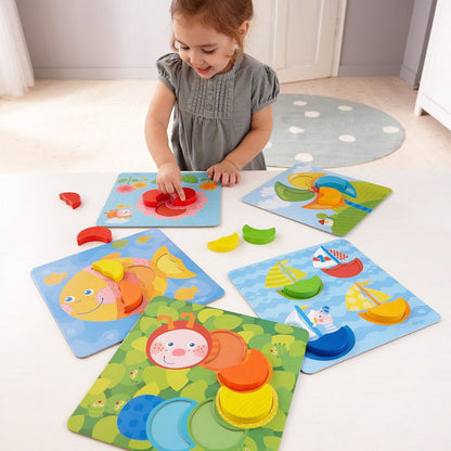 Juego de Clasificación: Lunas de Colores- Haba