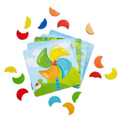 Juego de Clasificación: Lunas de Colores- Haba