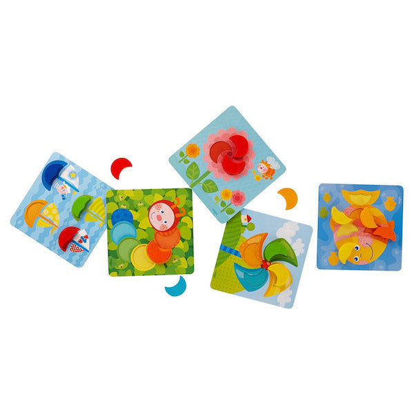 Juego de Clasificación: Lunas de Colores- Haba
