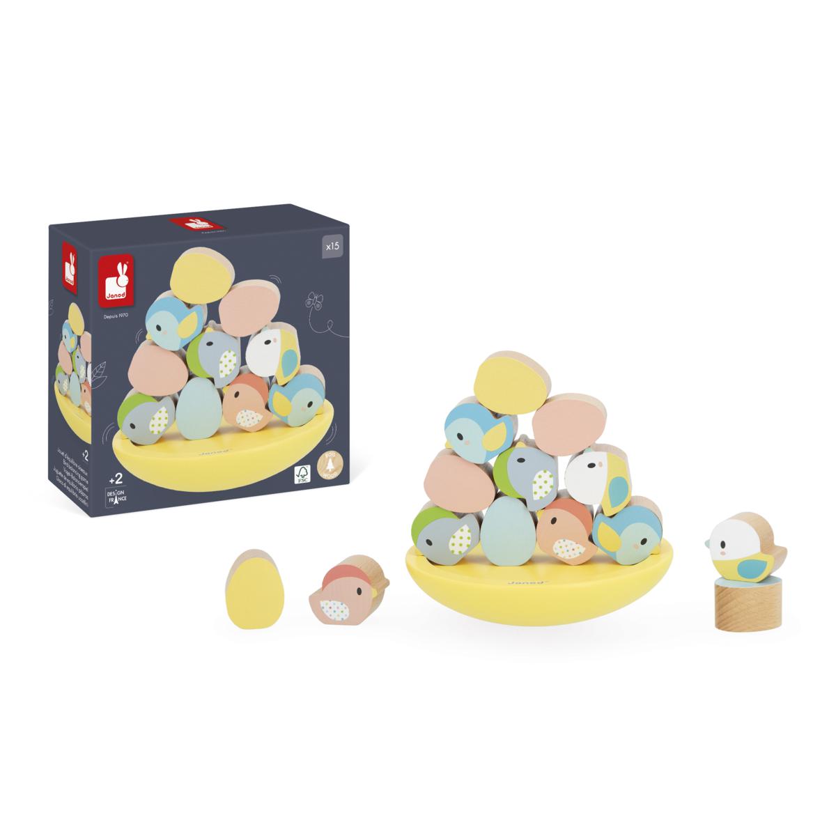 Juego de Equilibrio Pajaros Pure - Janod